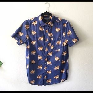 Forever 21 men’s pug button up